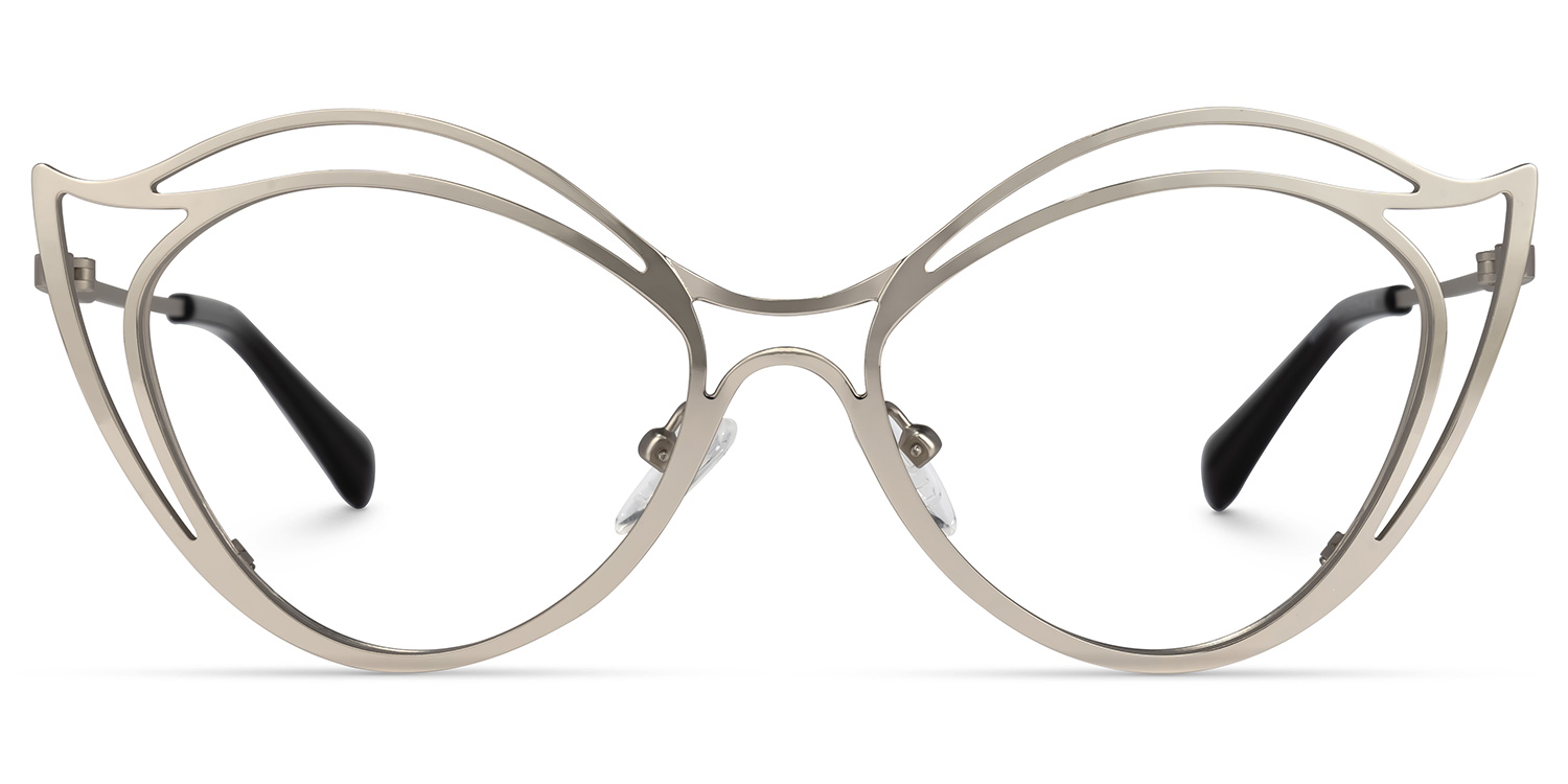 Hilleary - Geometric Silver Eyeglasses