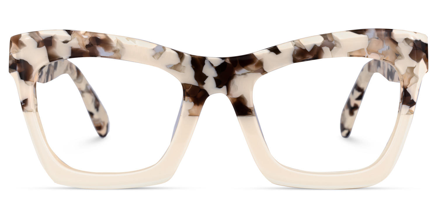Sienna - Rectangle Light/Tortoise Eyeglasses