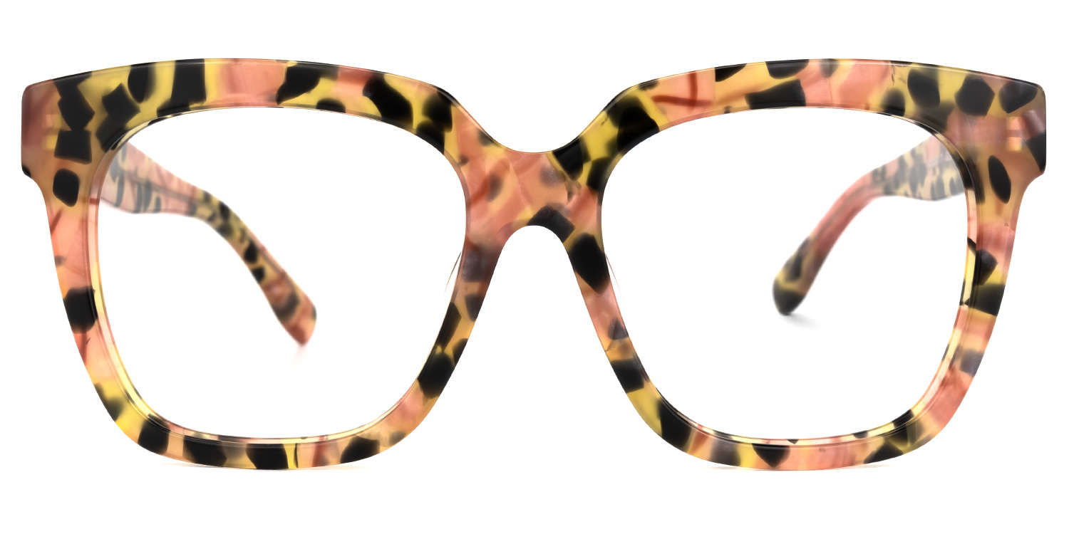 Martha - Square Floral Eyeglasses