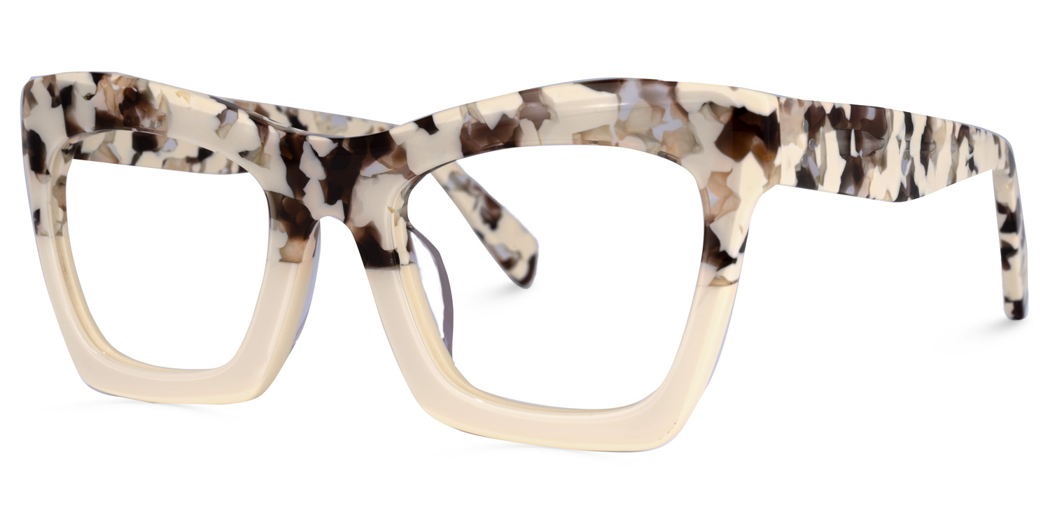 Sienna - Rectangle Light/Tortoise Eyeglasses