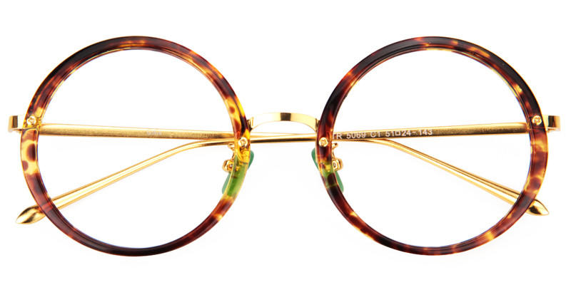 Kelly Round Tortoise Shell Eyeglasses- 2