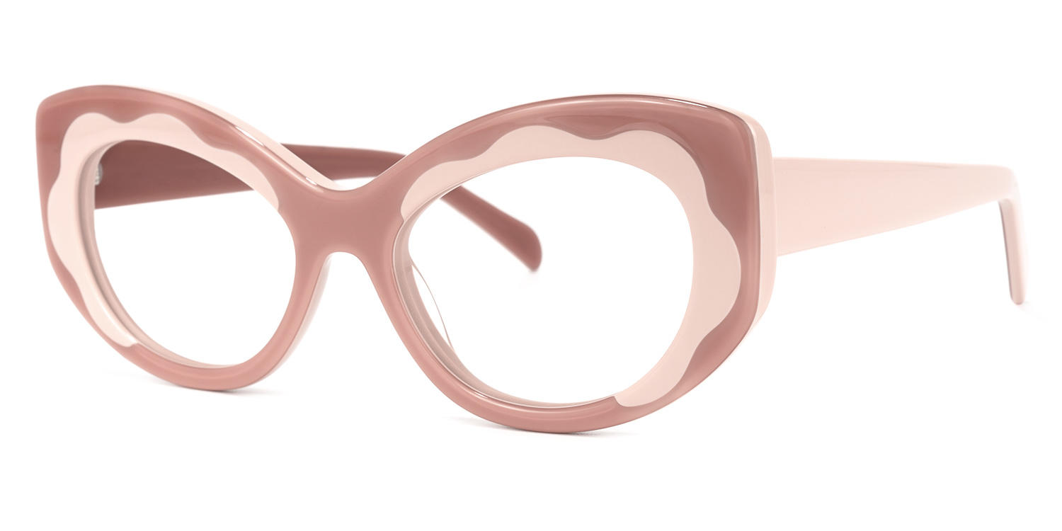 Nutana - Cat Eye Cameo/Brown Eyeglasses