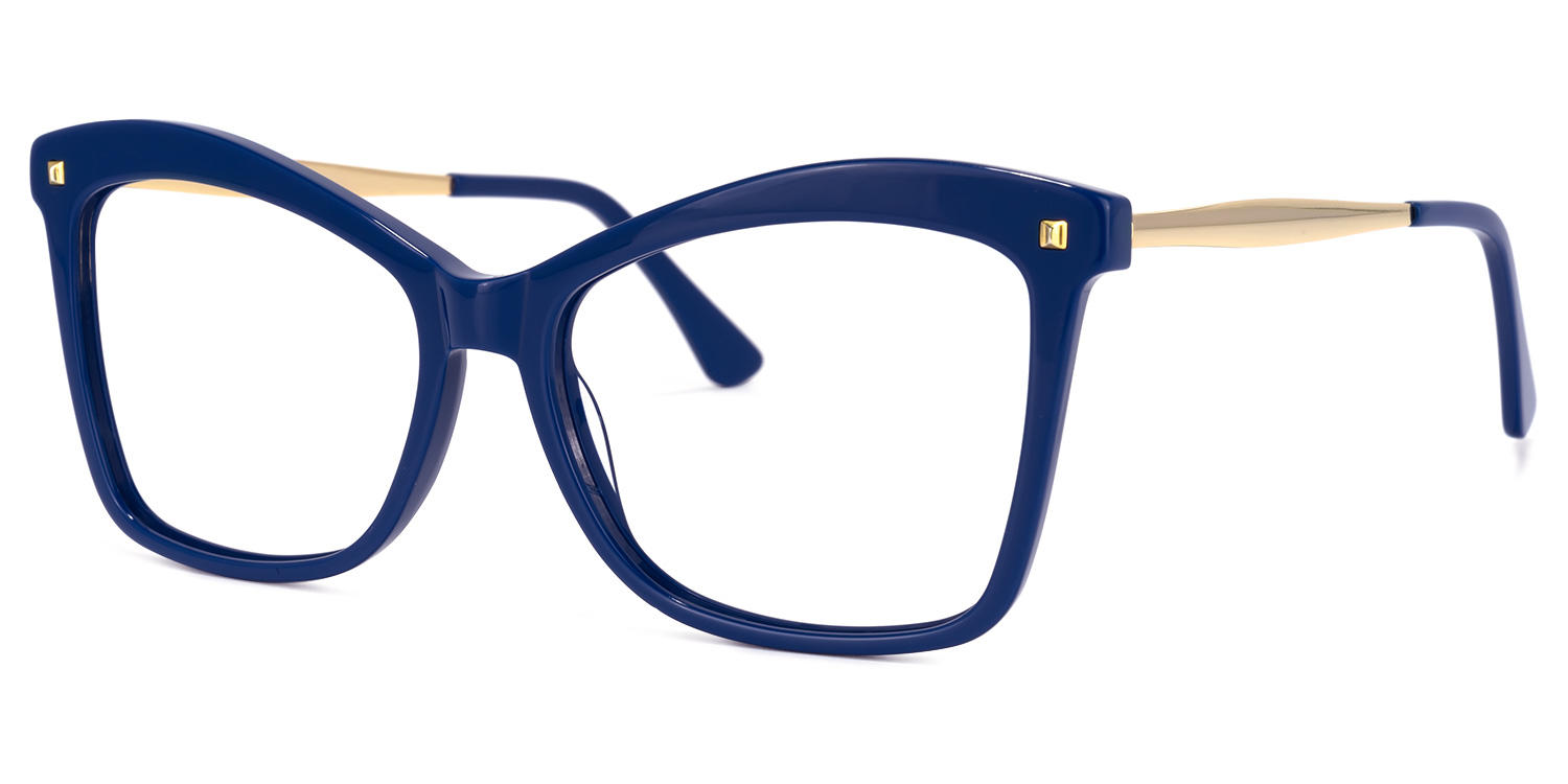 Libby - Butterfly Blue Eyeglasses - 3
