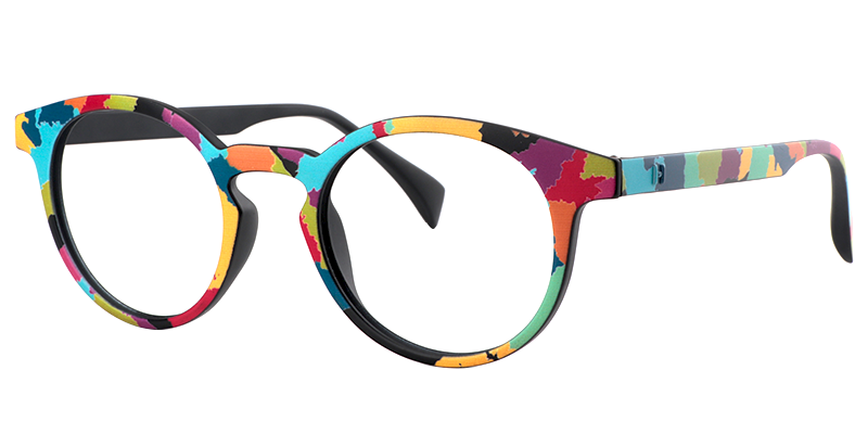 Minnie - Oval Multicolored Eyeglasses