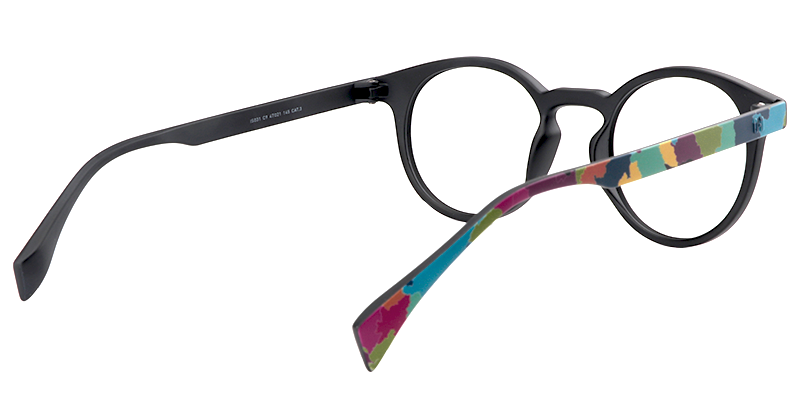 Minnie - Oval Multicolored Eyeglasses - 4