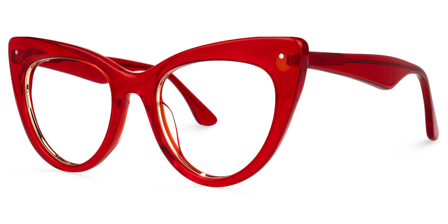 Akua - Cat Eye Red Eyeglasses