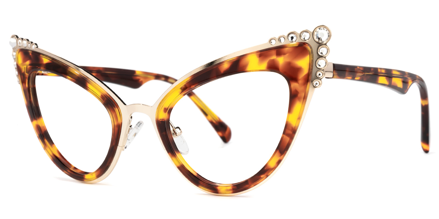 Magdaleno - Cat Eye Tortoise Eyeglasses