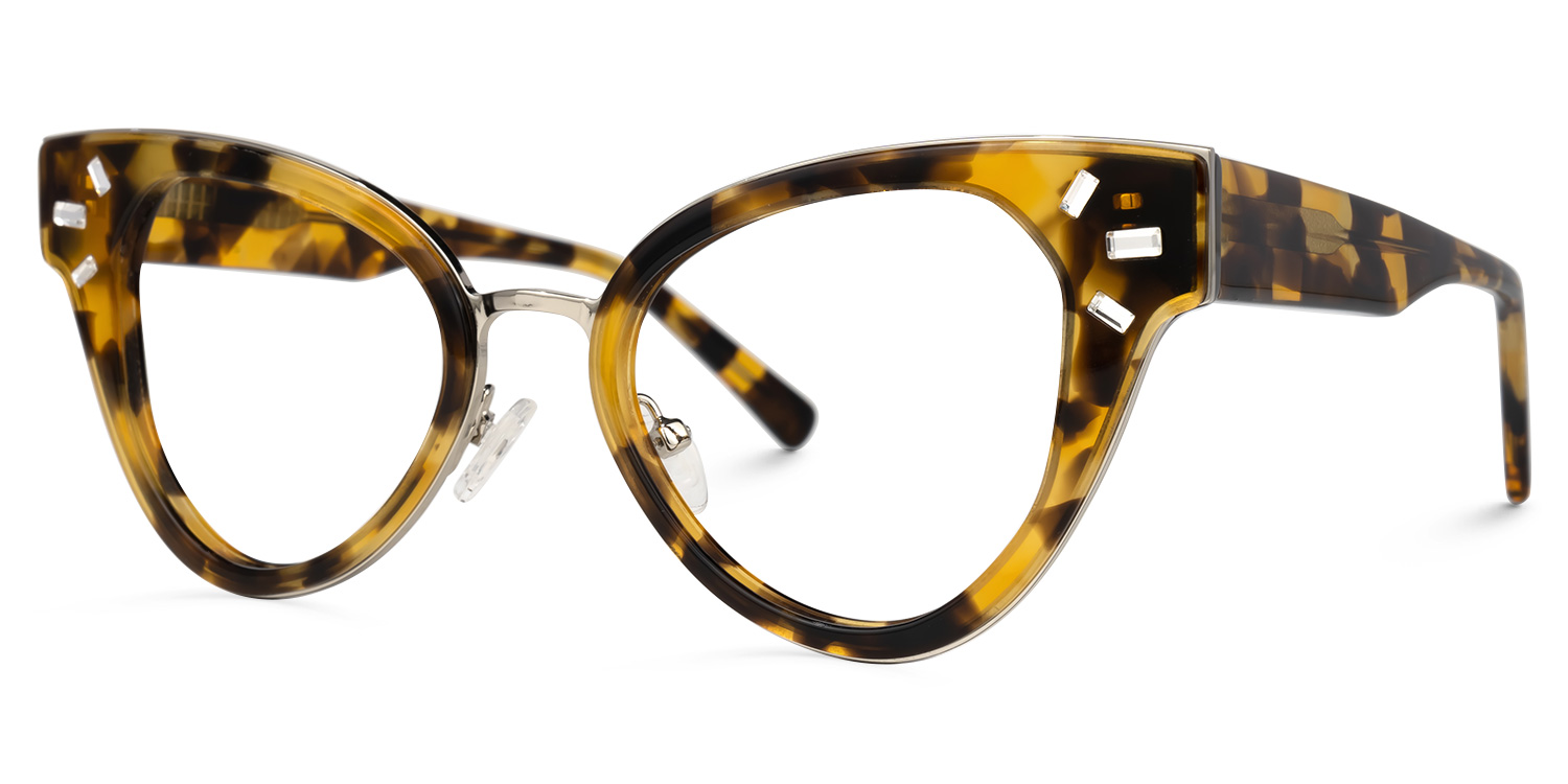 Alicea - Cat Eye Tortoise Eyeglasses