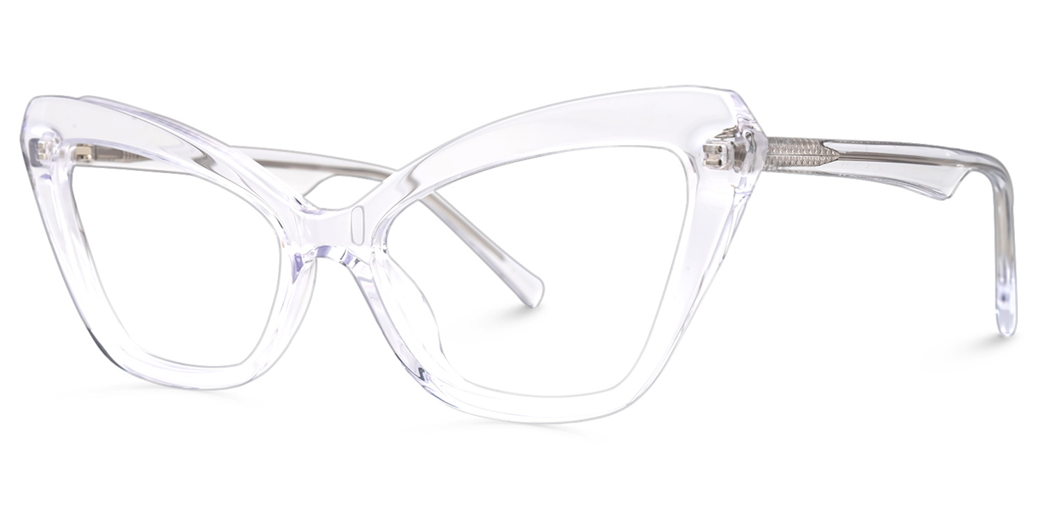 Shaneika - Cat Eye Crystal Eyeglasses