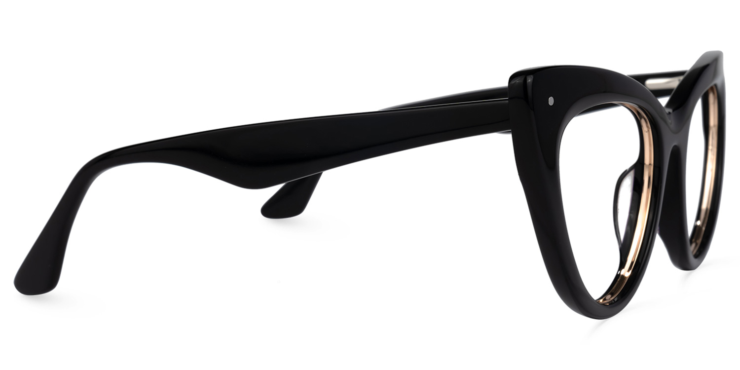 Akua - Cat Eye Black Eyeglasses - 4
