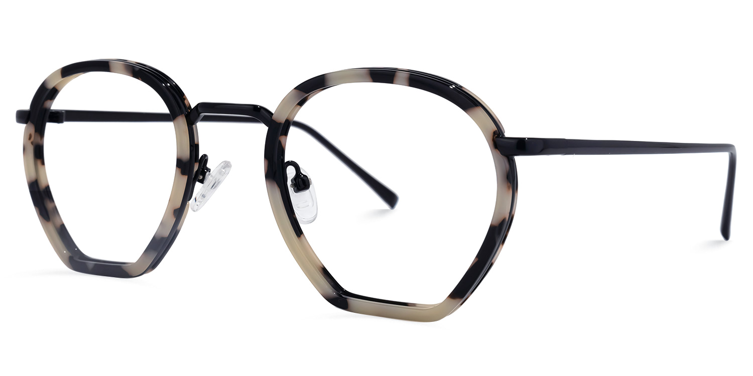 Deon - Geometric Tortoise Eyeglasses