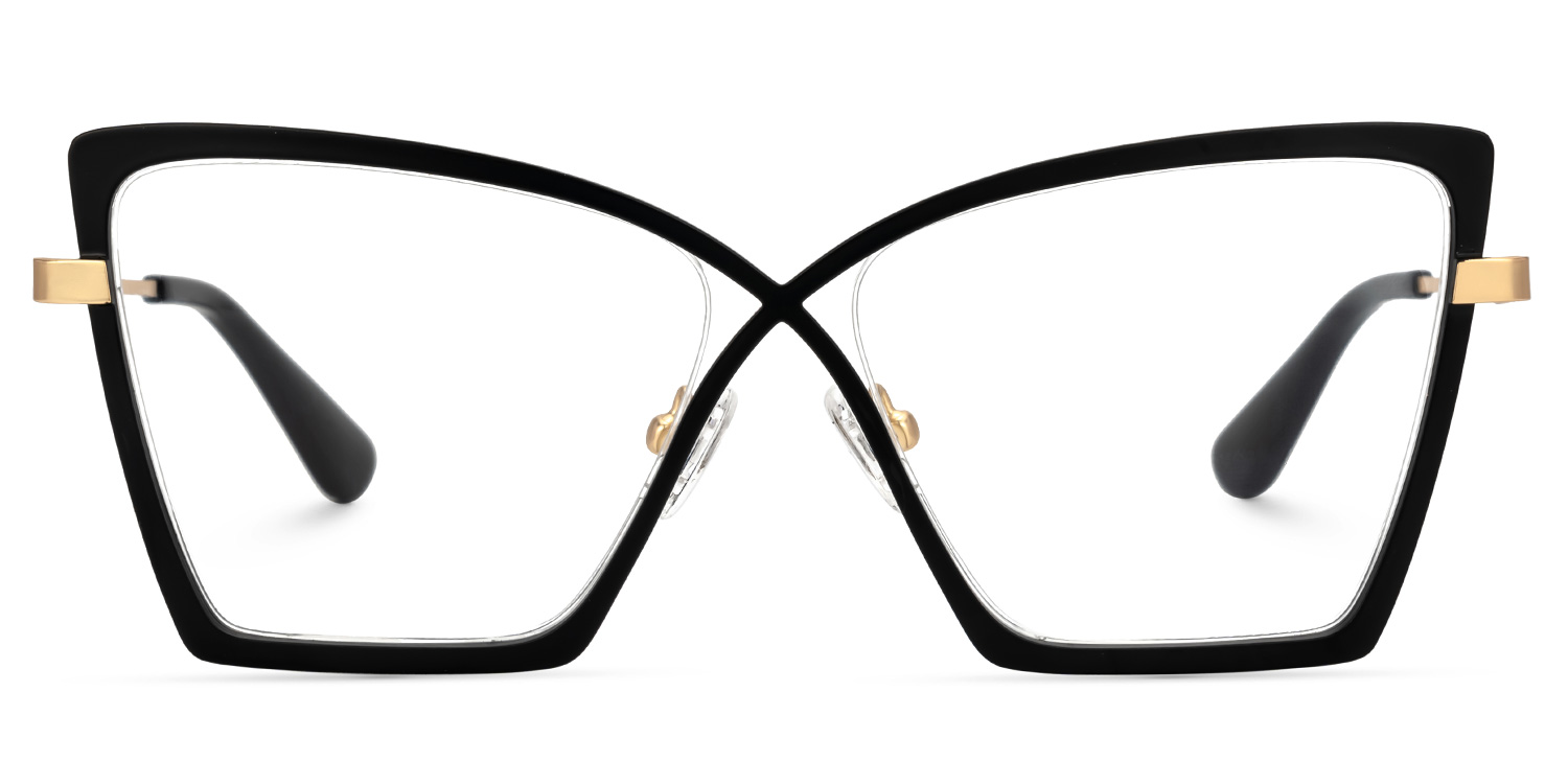 Felicja - Butterfly Black Eyeglasses