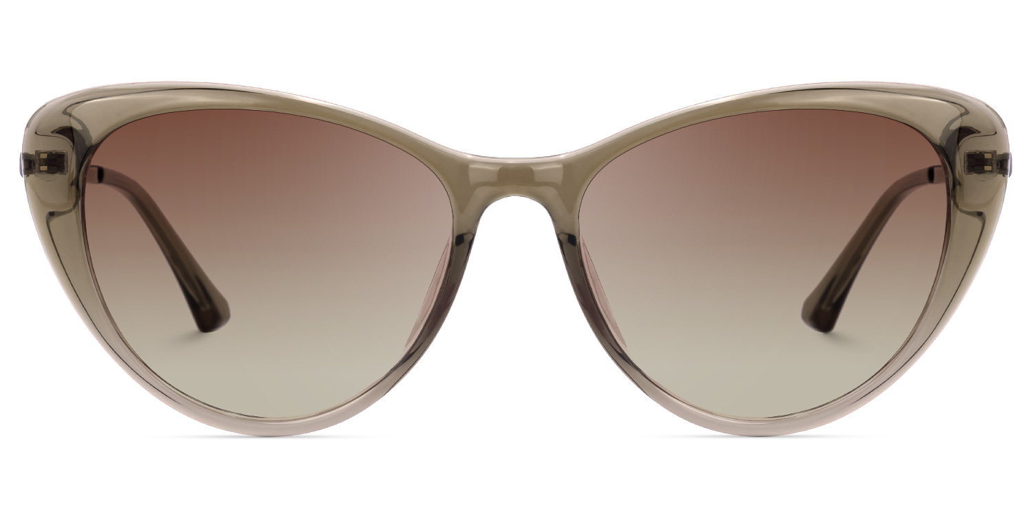 Kailano - Cat Eye Champagne Sunglasses