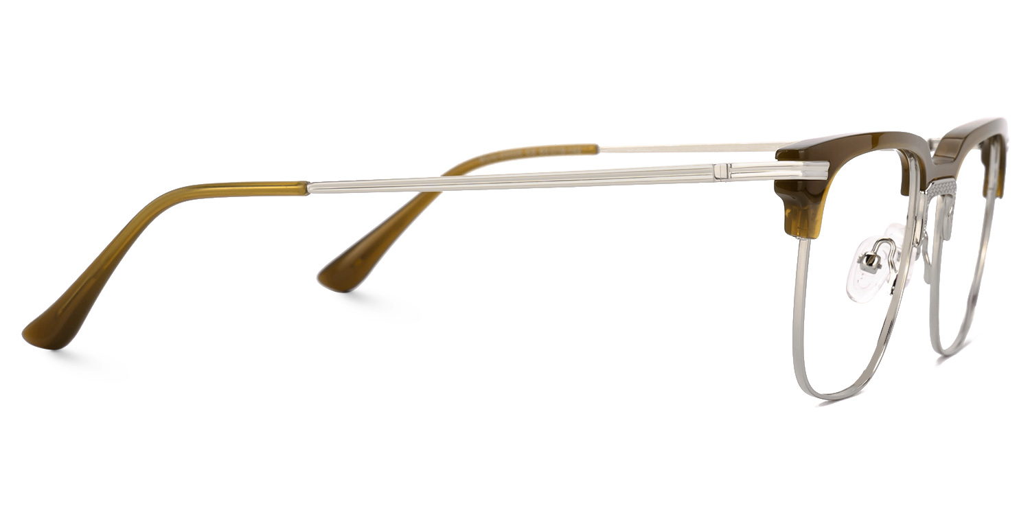 Fayruz - Browline Brown Eyeglasses - 4