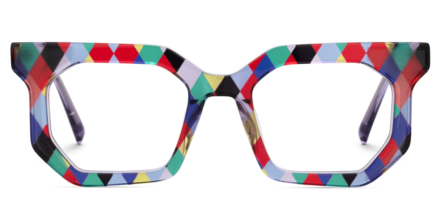 Abetzi - Rectangle Multicolor Eyeglasses