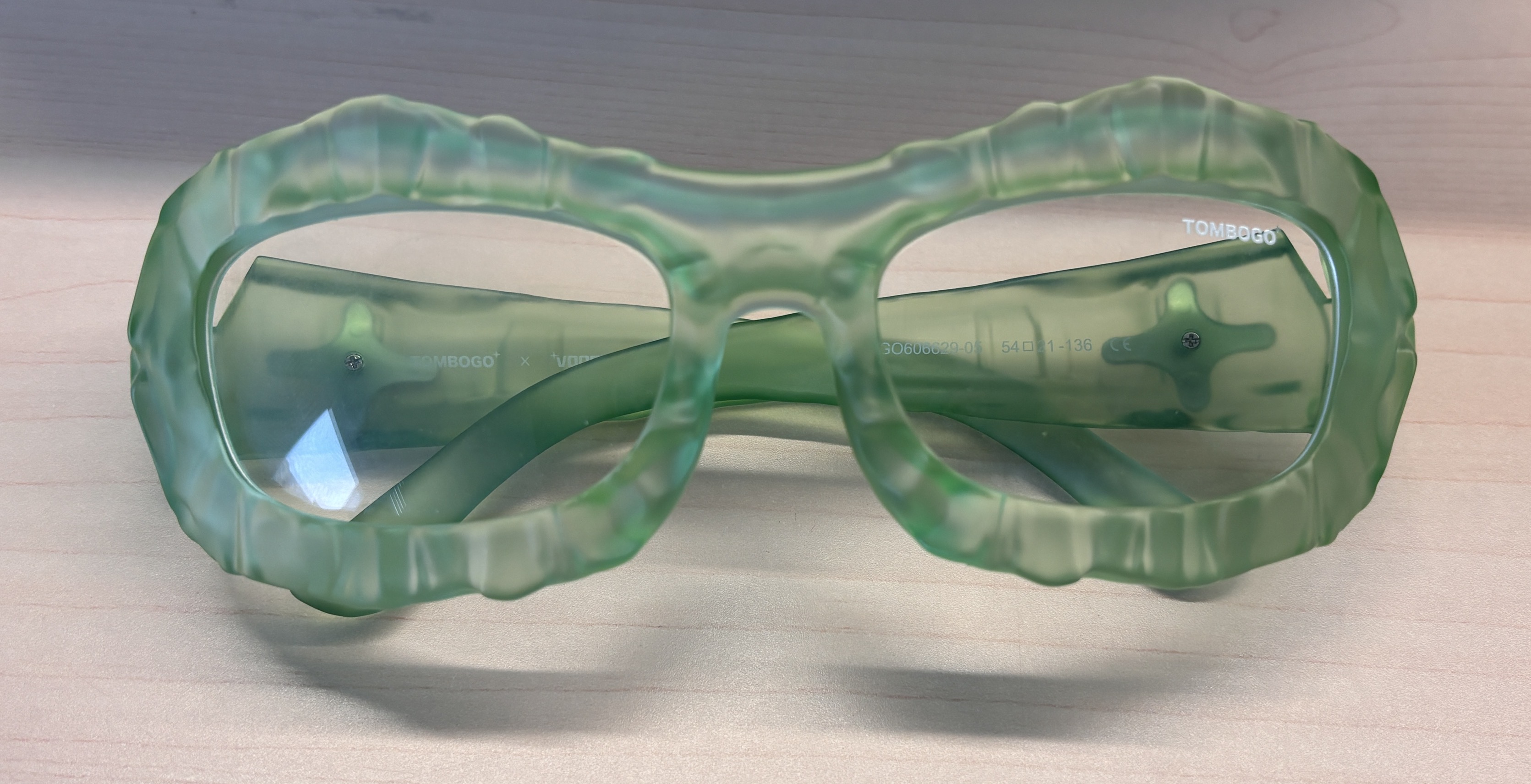 The Geologist - Geometric Green Eyeglasses