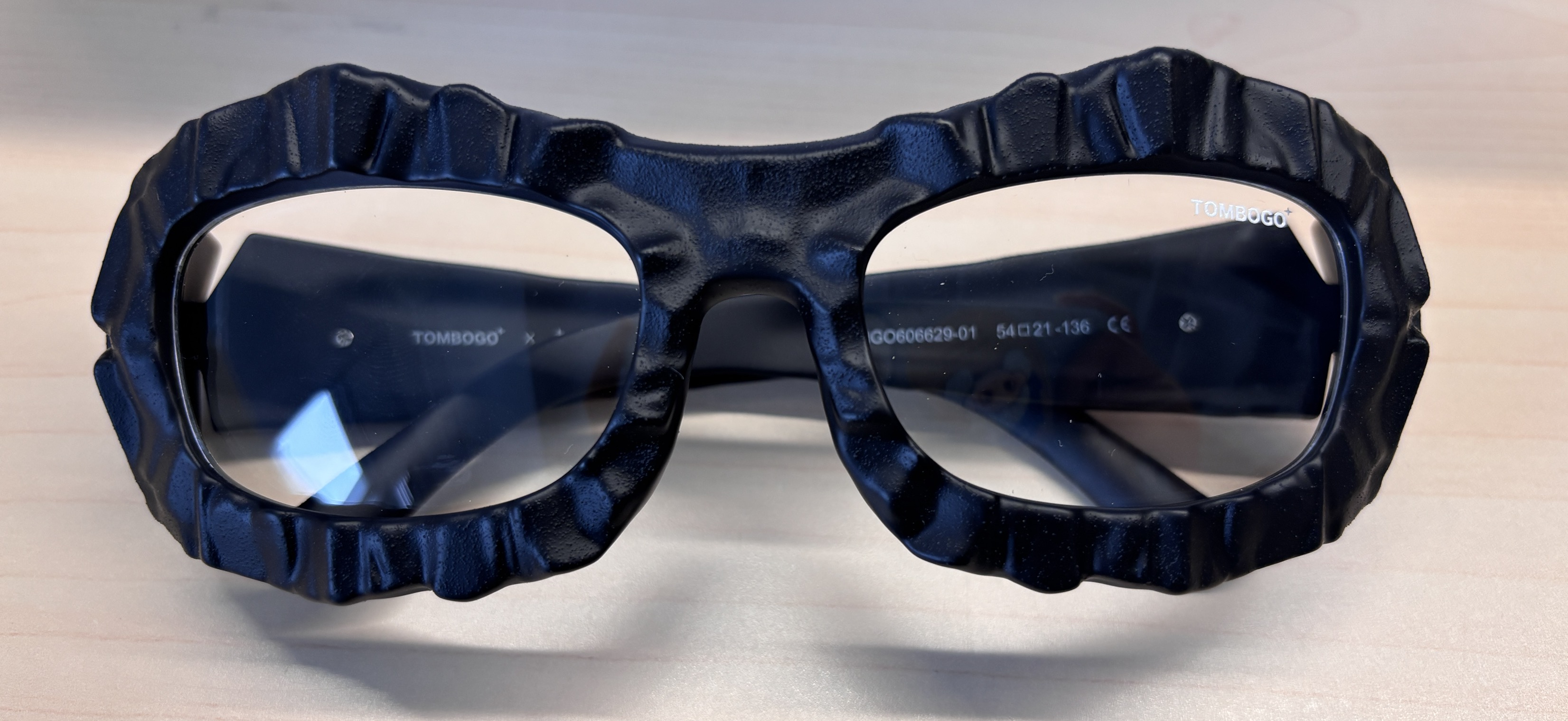 The Geologist - Geometric Black Eyeglasses