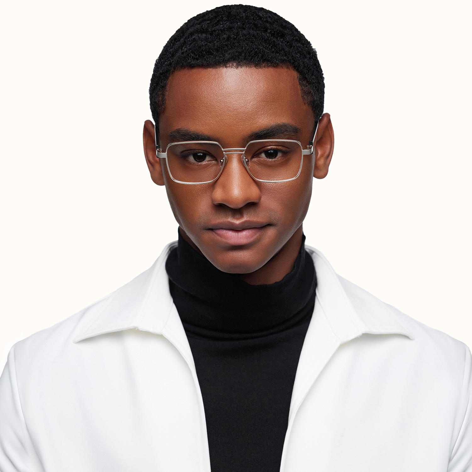 Hype - Square Black Eyeglasses - 4