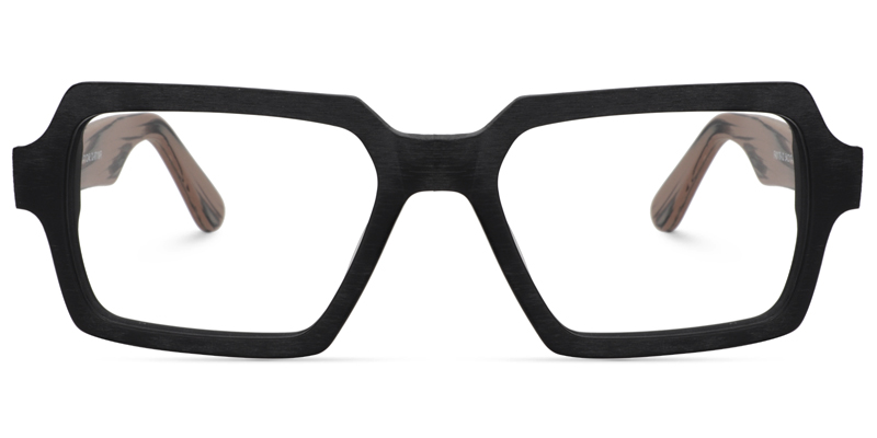 Hype - Square Black Eyeglasses