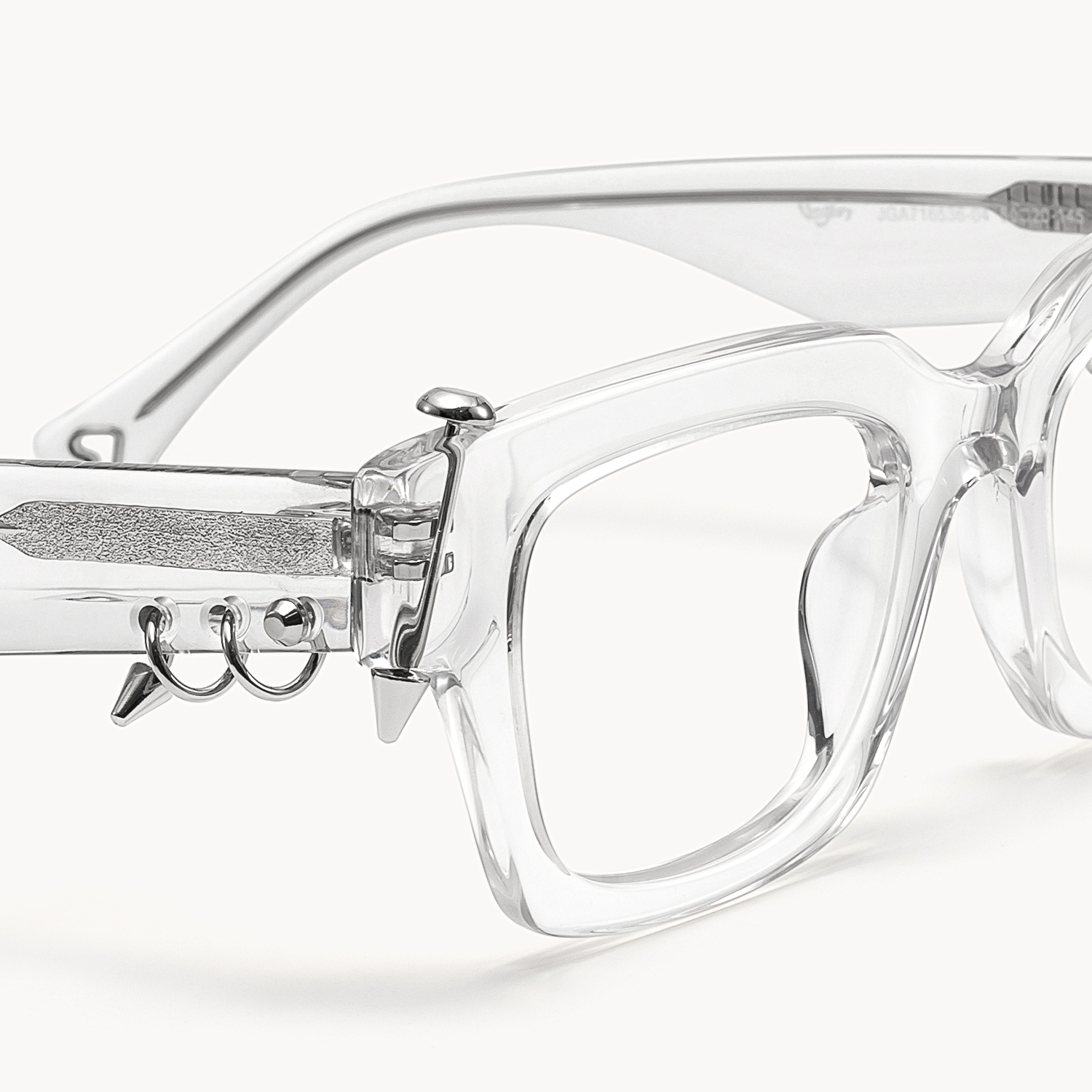 Elektra - Cat Eye Gray Eyeglasses - 5