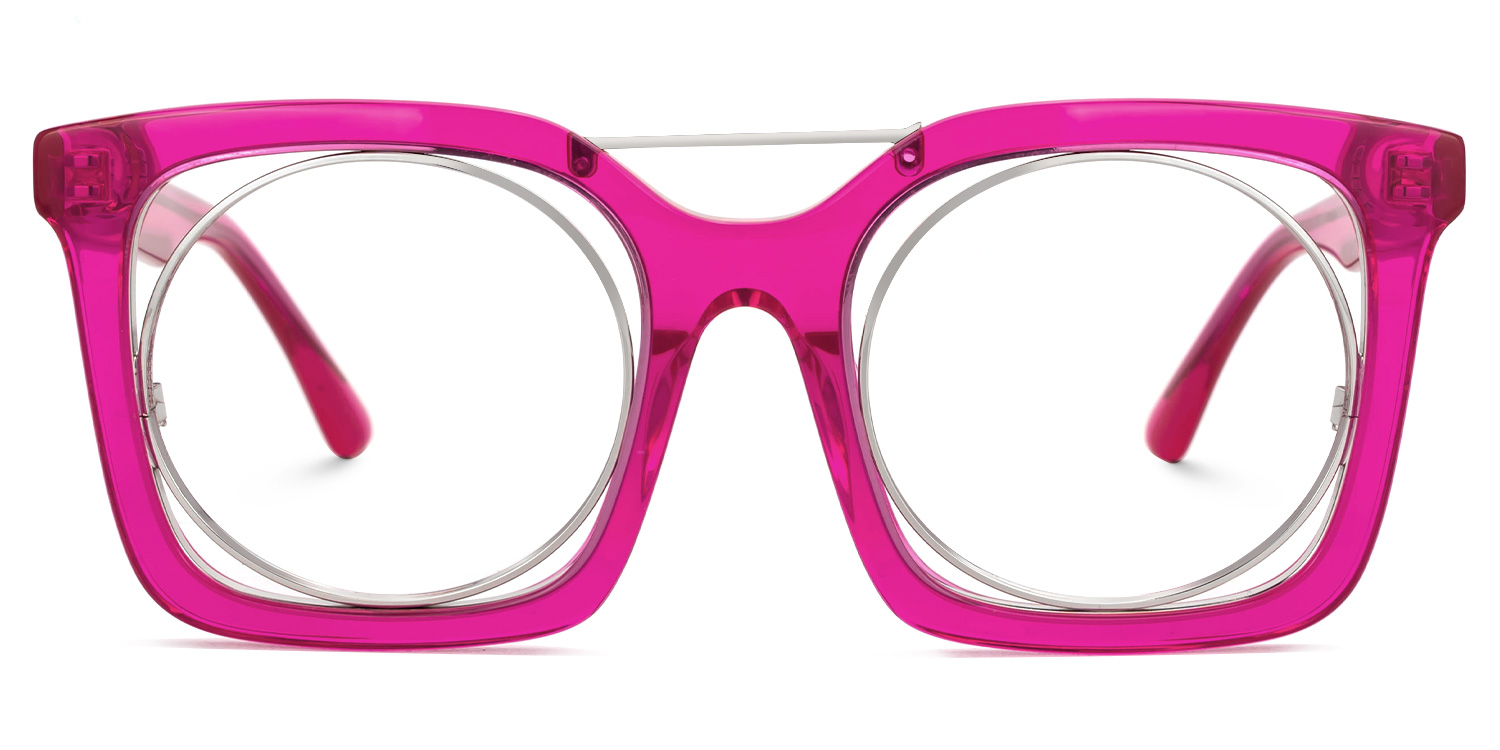 Gafnit - Aviator Pink Eyeglasses