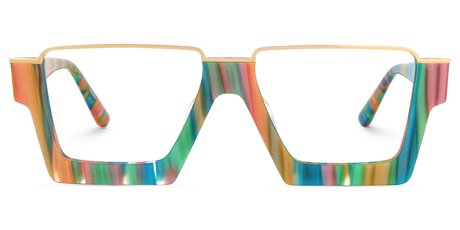 Dardhan - Rectangle Multicolor Eyeglasses offers both fashion and practicality. The advanced frames ensure clear vision at any distance, while the stylish frames provide a unique look that is perfect for any occasion.