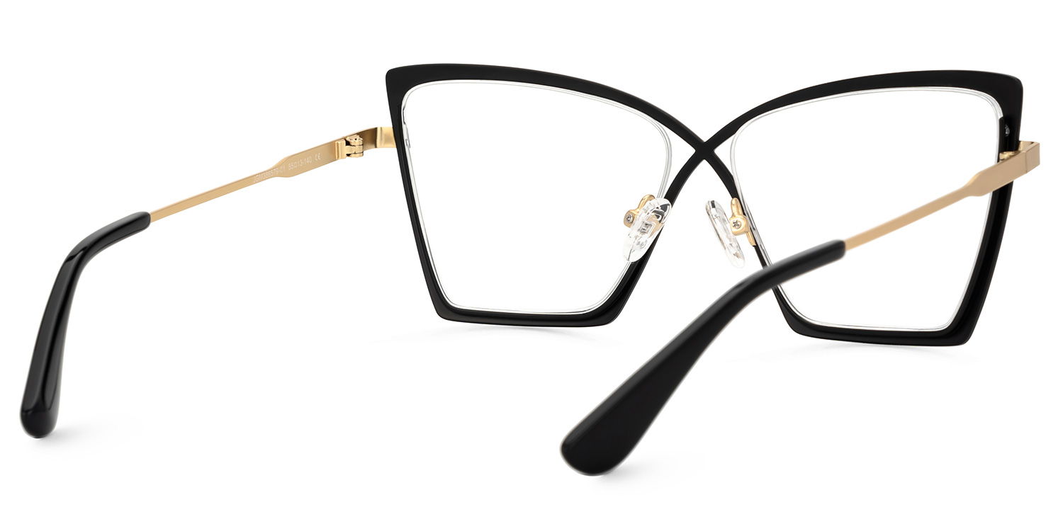 Felicja - Butterfly Black Eyeglasses - 3