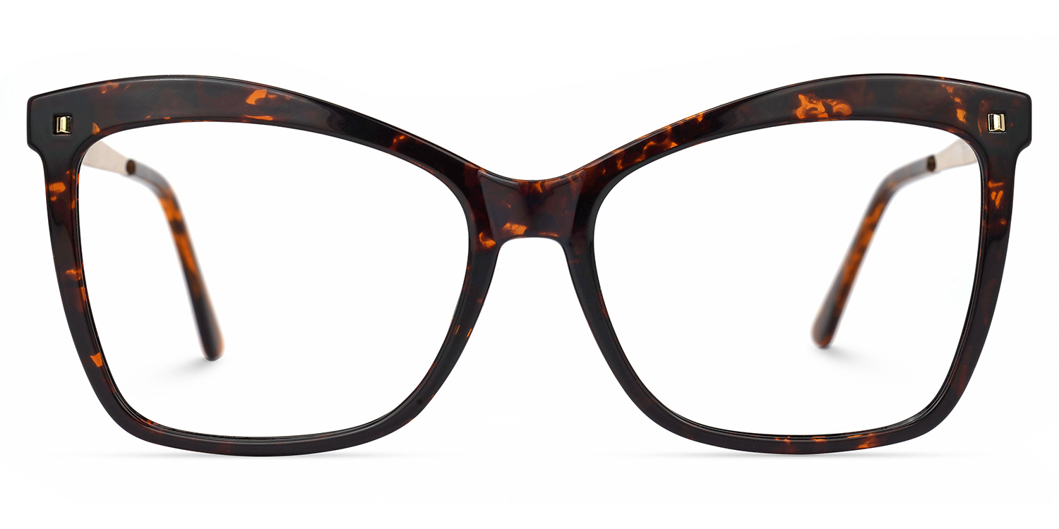 Libby - Trendy Butterfly Tortoise Eyeglasses