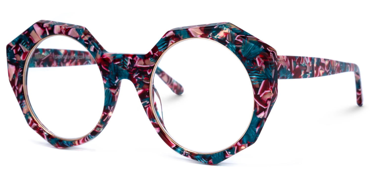 Odara - Geometric Floral Eyeglasses
