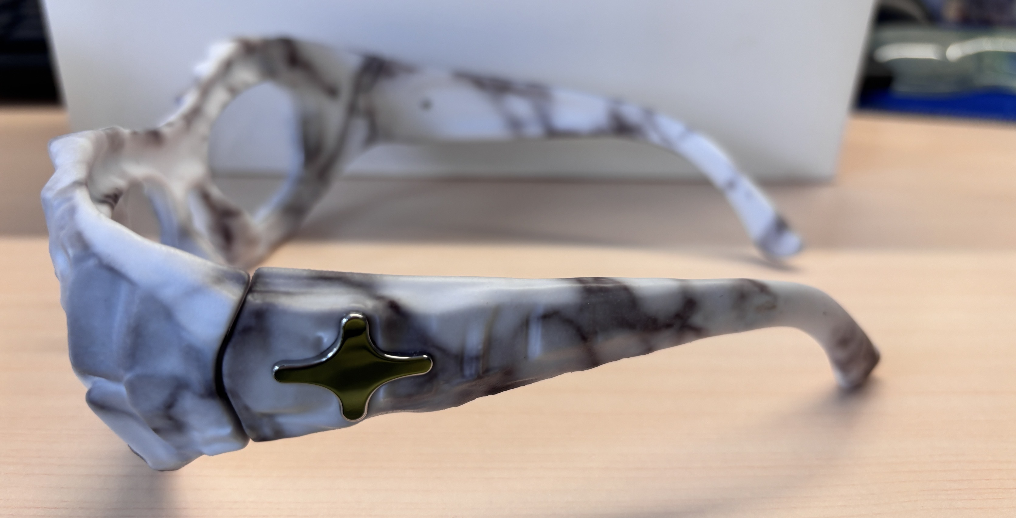 The Geologist - Geometric White Eyeglasses - 2