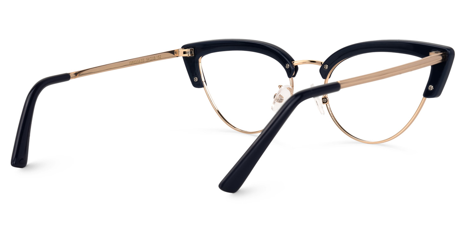 Faith - Cat Eye Dark/Blue Eyeglasses - 6